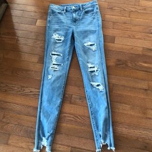 American Eagle Super Hi Rise Jegging 4 Long